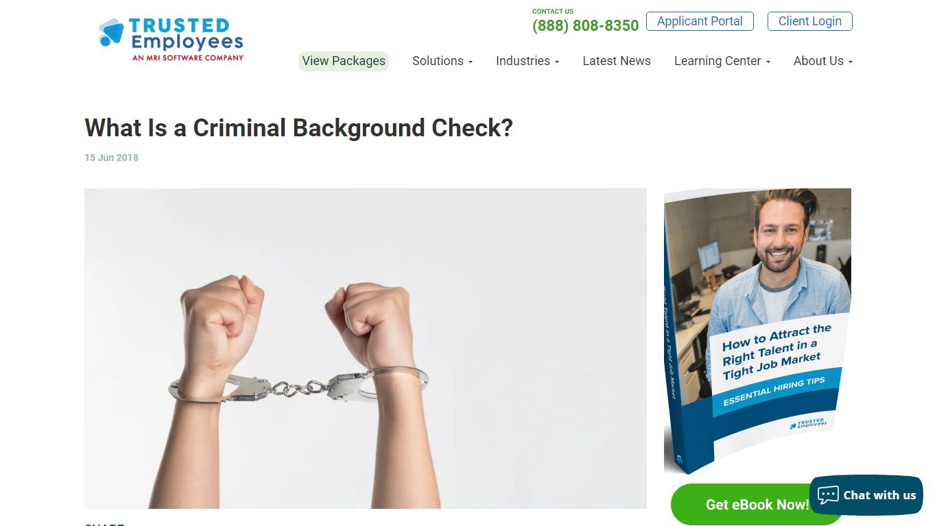 What Is a Criminal Background Check? - Trusted Employees